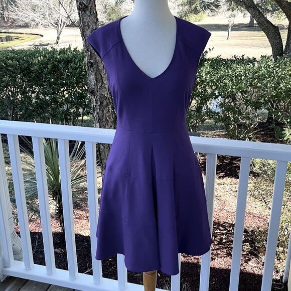 Nanette Lepore Pueblo Violet Fit & Flare Dress - Picture 2 of 7